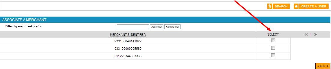 allows you to associate a user with a merchant