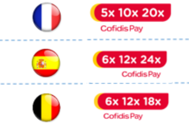 Disponibilité des moyens de paiement par pays